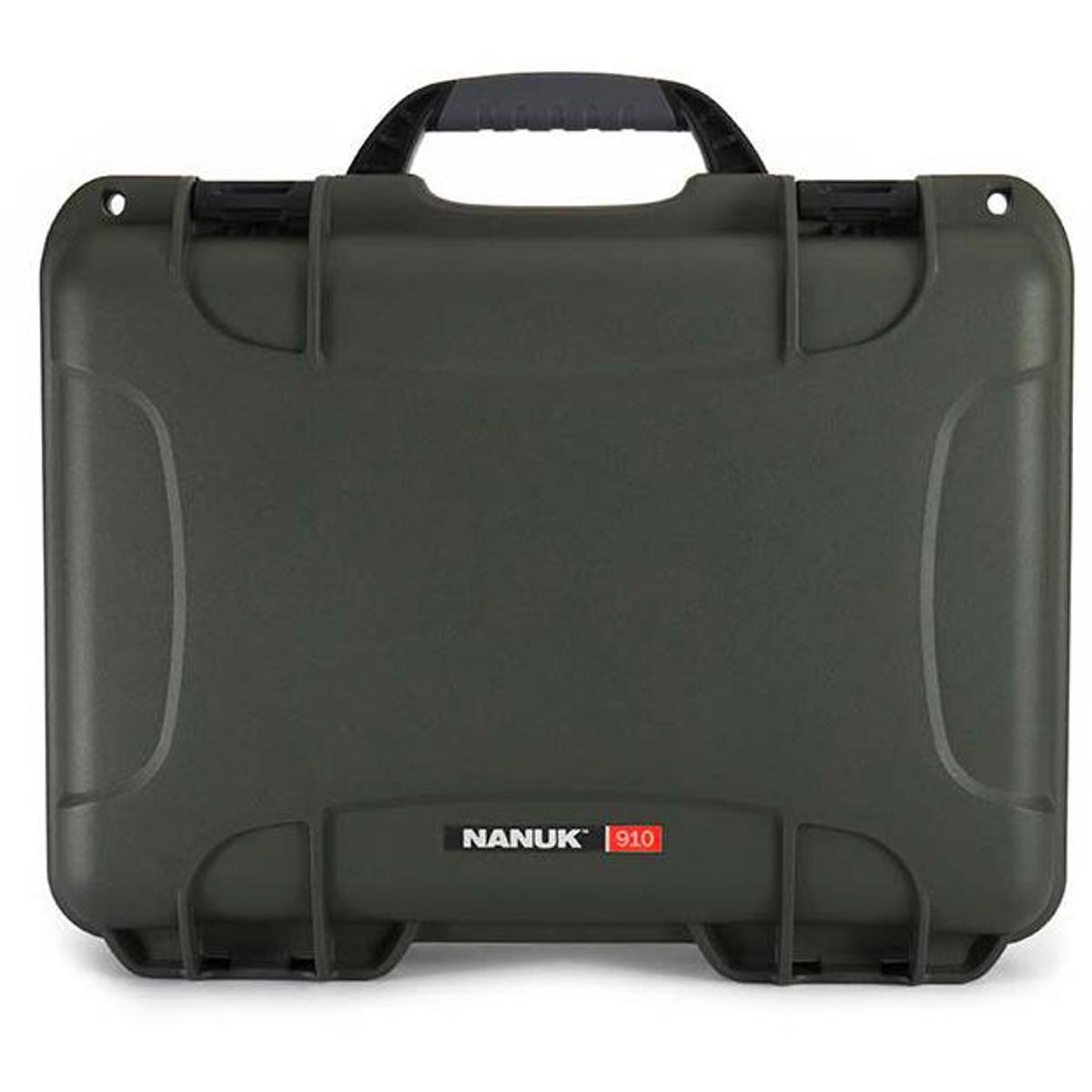 

Nanuk Medium Series 910 NK-7 Resin Waterproof Protective Case with Foam, Olive