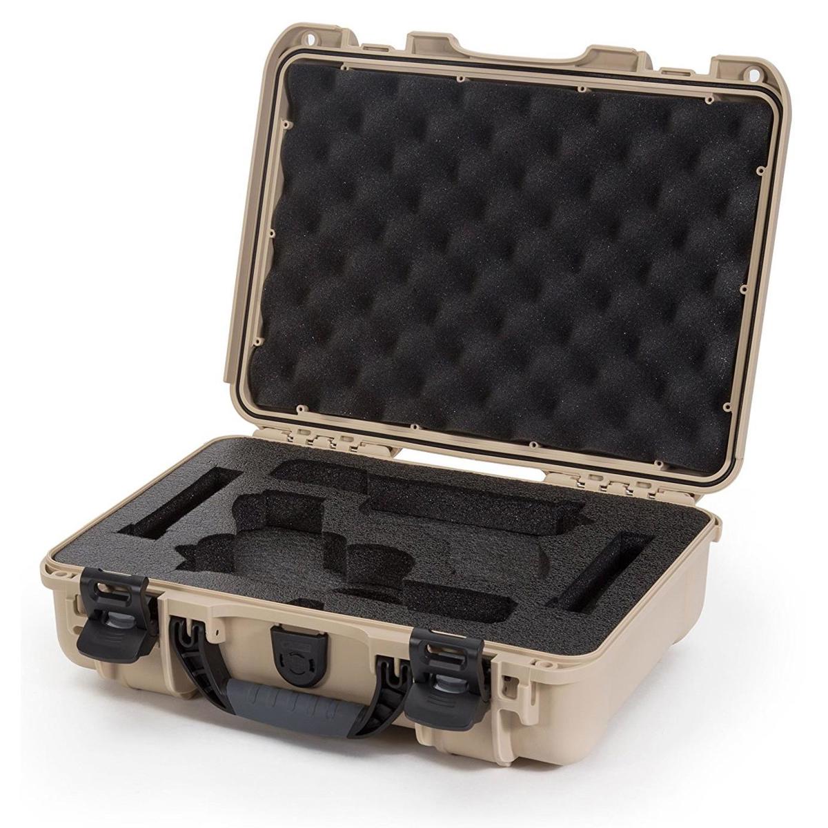 

Nanuk 910 2Up Glock Pistol Case, Holds Two Glock Pistols & Two Magazines, Tan