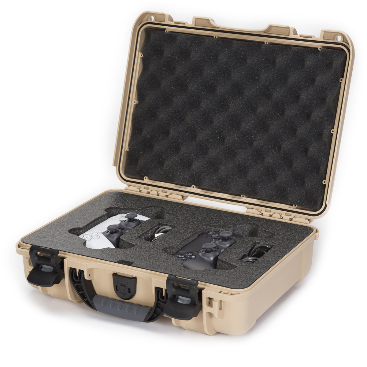 

Nanuk 910 Waterproof Case with Foam Insert for 2x PS5 Controllers, Tan