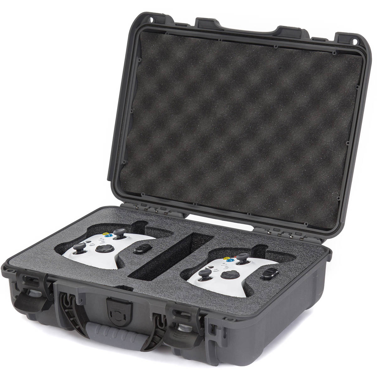 

Nanuk 910 Waterproof Hard Case with Foam Insert for 2x Xbox Controllers,Graphite