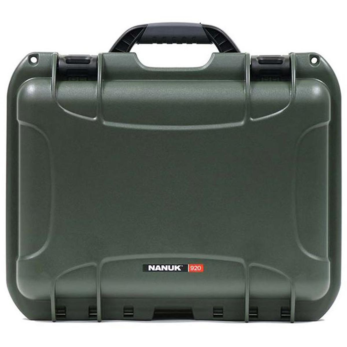 

Nanuk Medium Series 920 NK-7 Resin Protective Case with Padded Dividers, Olive