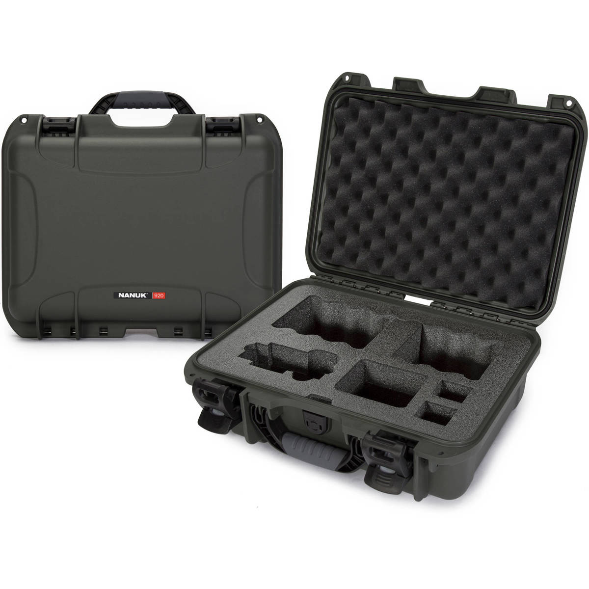 

Nanuk Media Series 920 Case with Foam Insert for Sony A7R Camera, Olive