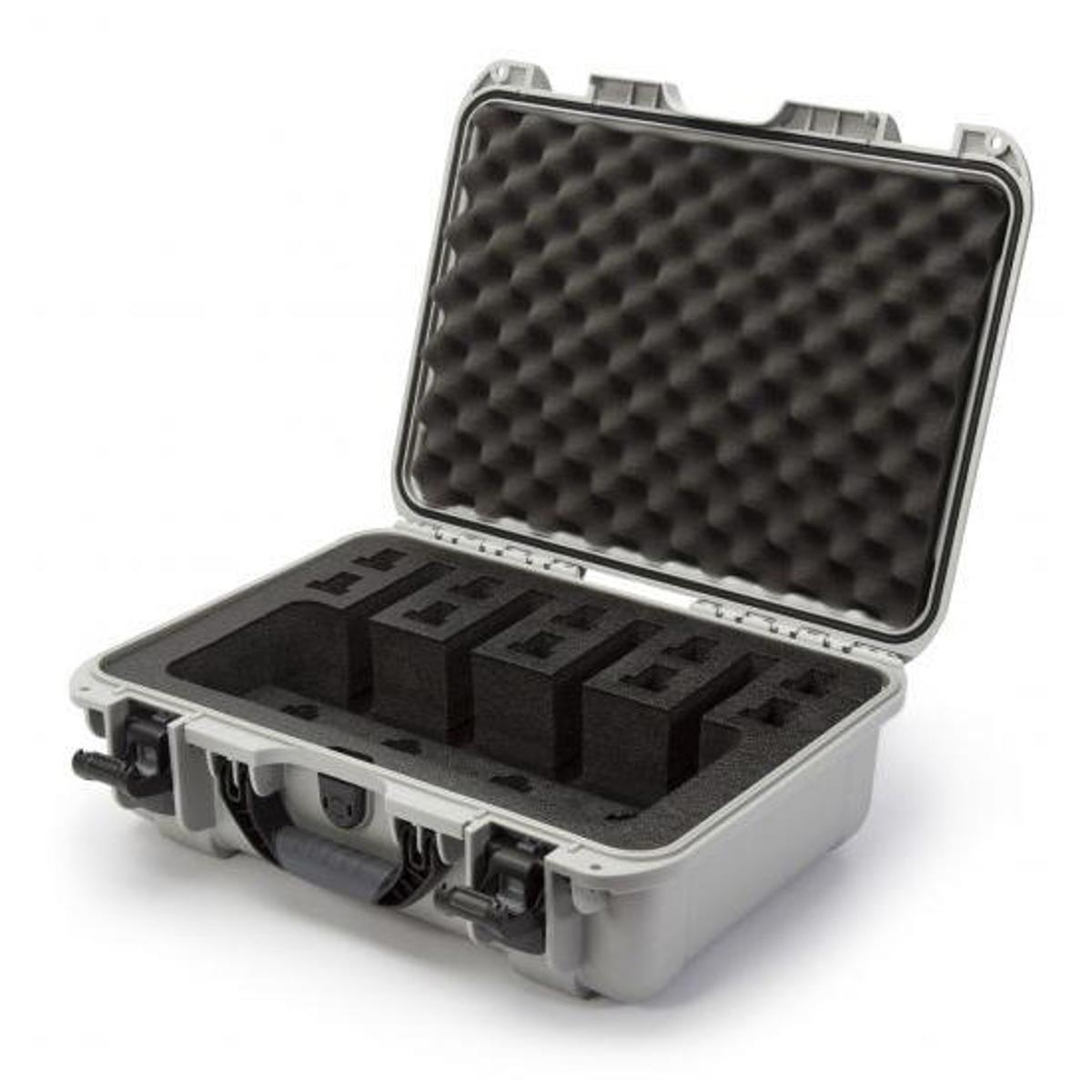 

Nanuk 925 4 UP Pistol Case with Foam Insert, Silver