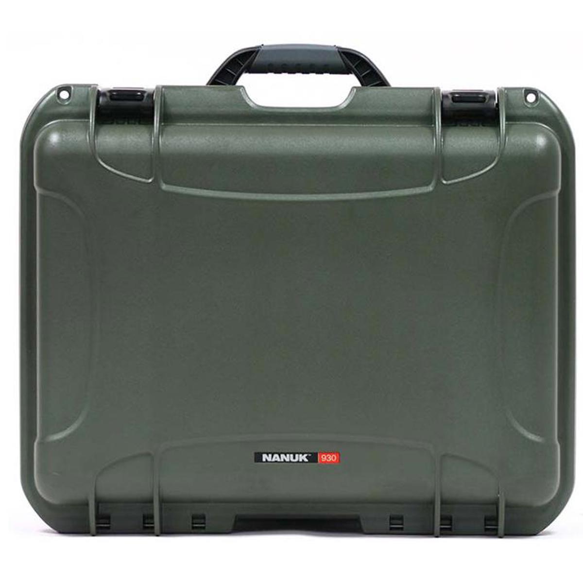 

Nanuk Large Series 930 NK-7 Resin Waterproof Protective Case with Foam, Olive