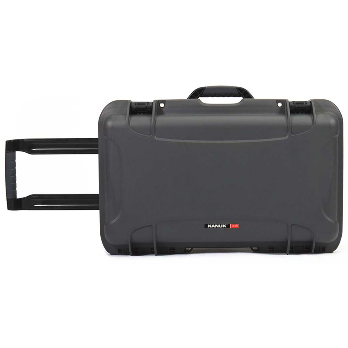 

Nanuk Wheeled Series 935 NK-7 Resin Protective Case with Padded Divider,Graphite