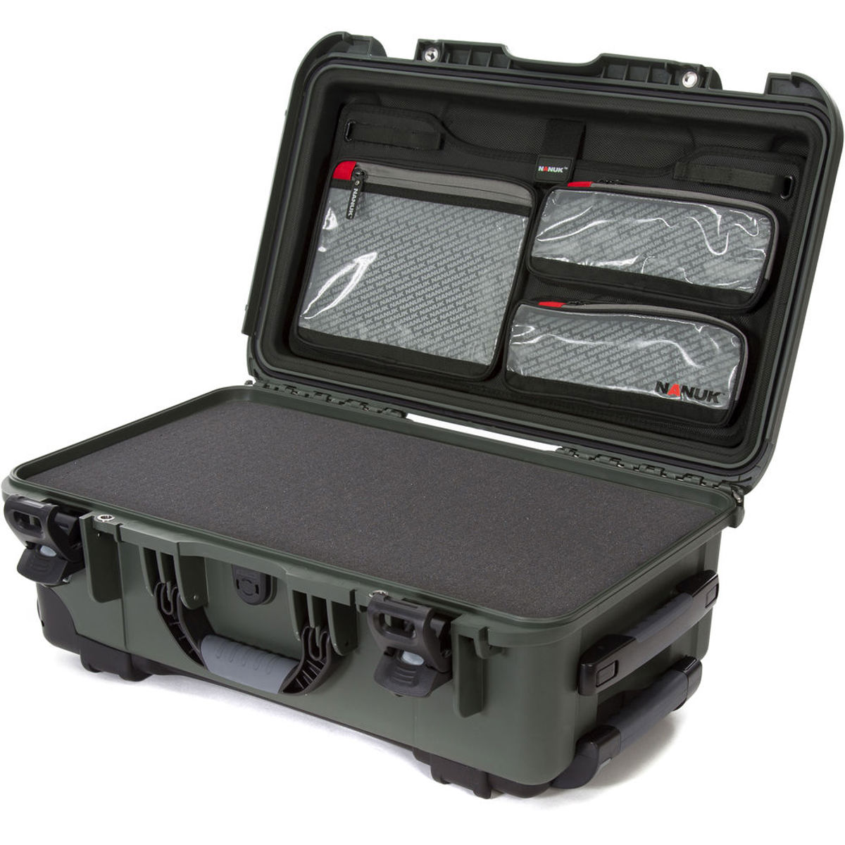 

Nanuk Wheeled Series 935 Hard Case with Foam Insert and Lid Organizer, Olive