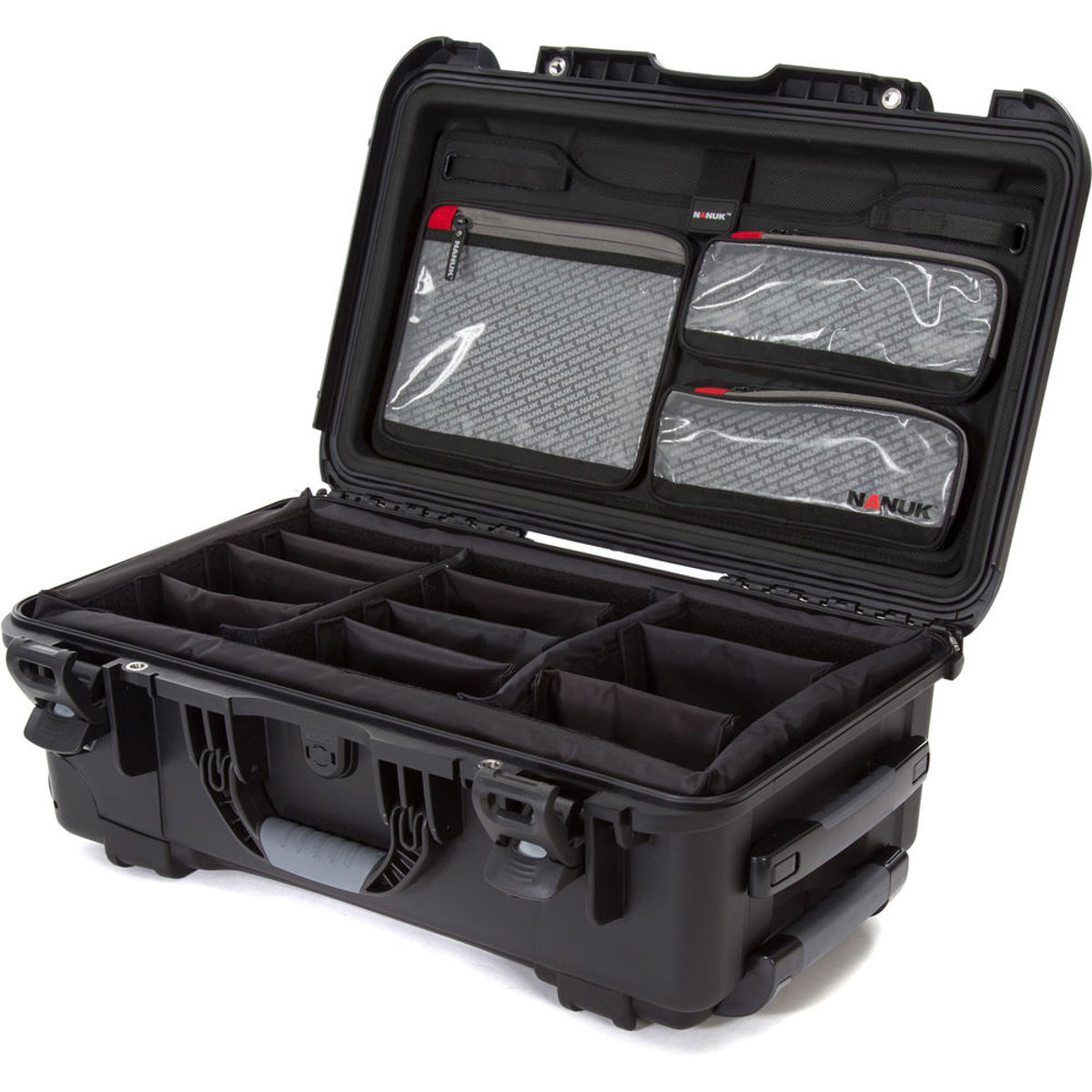 

Nanuk Wheeled Series 935 Hard Case with Lid Organizer and Padded Dividers, Black