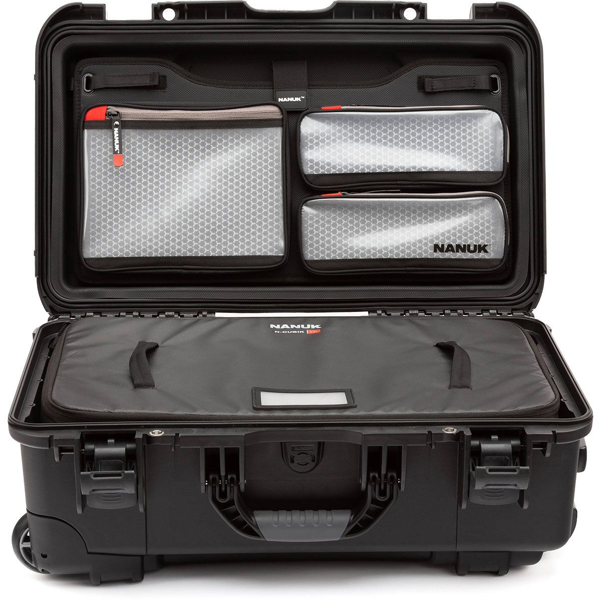 

Nanuk Media Series 935 Wheeled Waterproof Hard Case w/N-Cubik 13L Insert, Black
