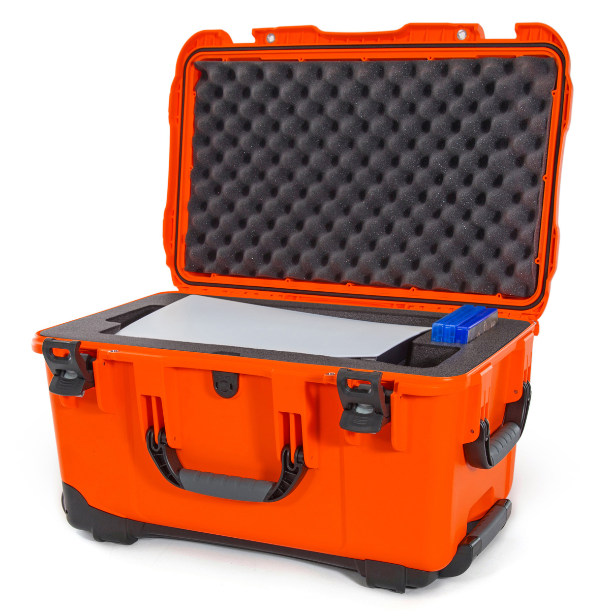 

Nanuk 938 Wheeled Waterproof Case with Foam Insert for PS5 Console, Orange