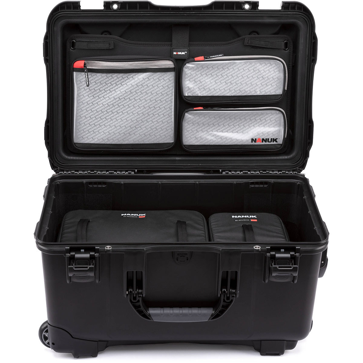

Nanuk Media 935 Wheeled Waterproof Hard Case with N-Cubik 17S, 17M Insert, Black