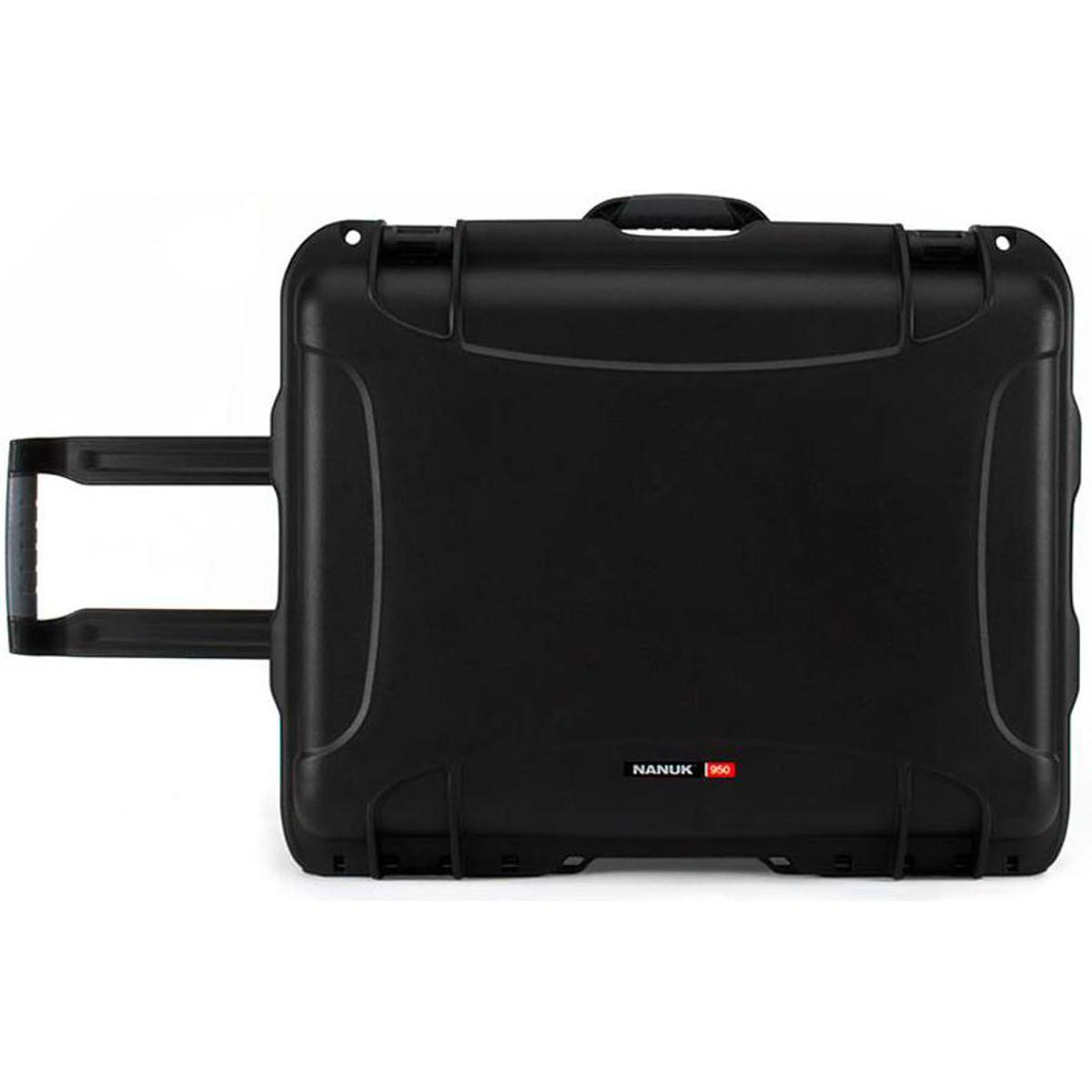 

Nanuk Wheeled Series 950 Protective Rolling Case with Padded Dividers, Black
