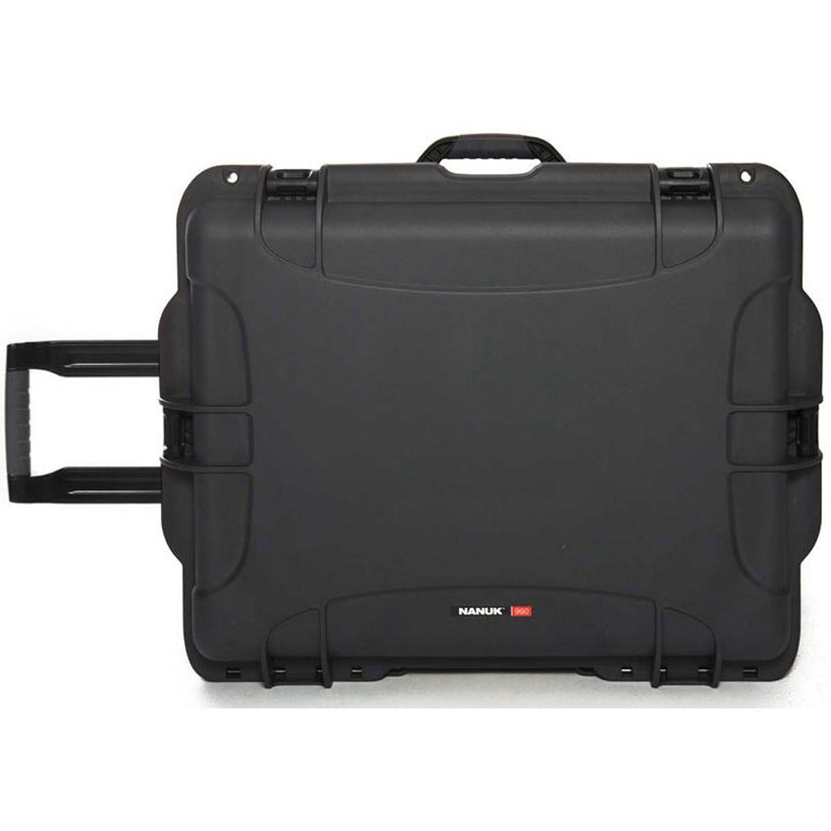

Nanuk Wheeled Series 960 Protective Rolling Case with Padded Dividers, Graphite
