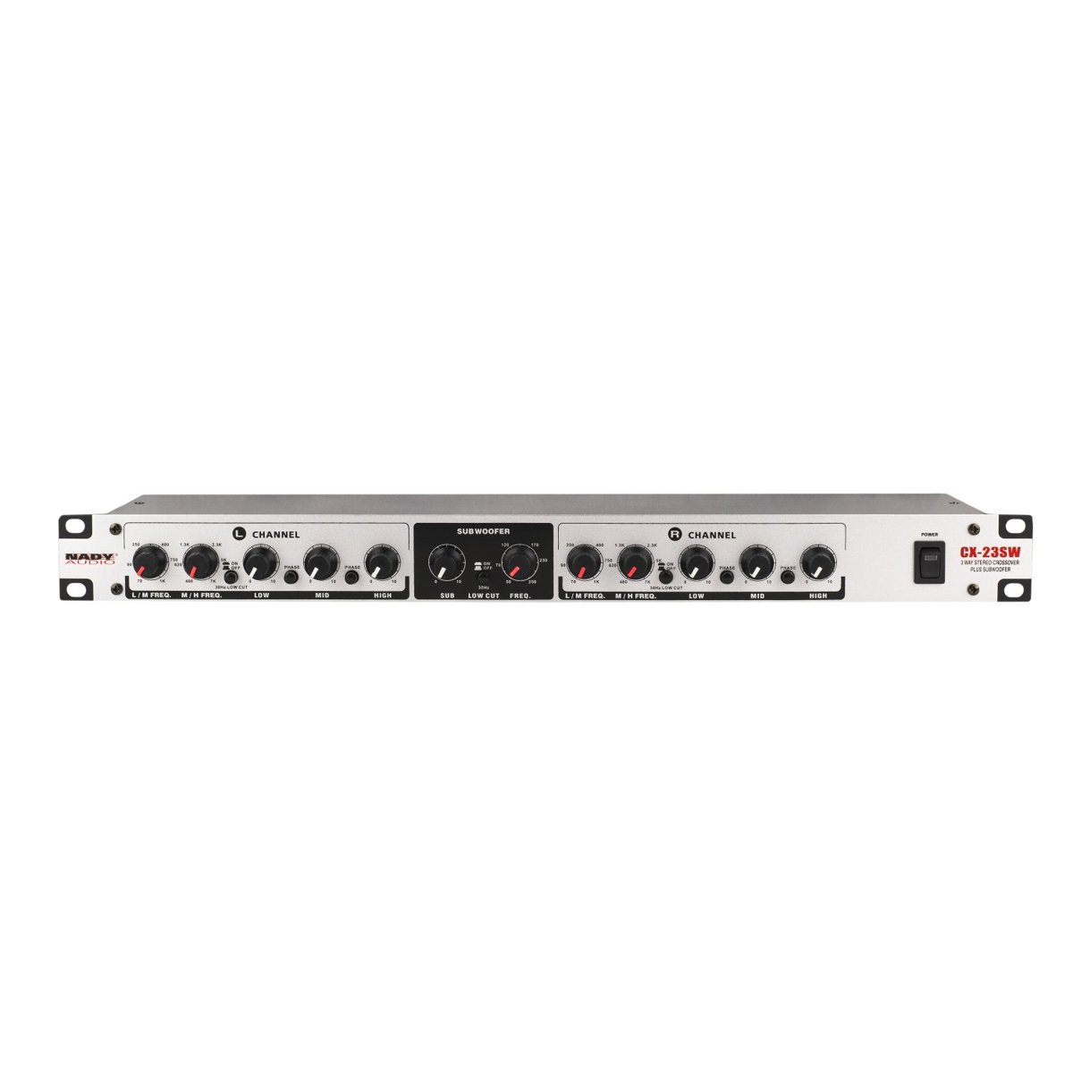 

Nady CX-23SW 3-Way Stereo and Subwoofer Crossover