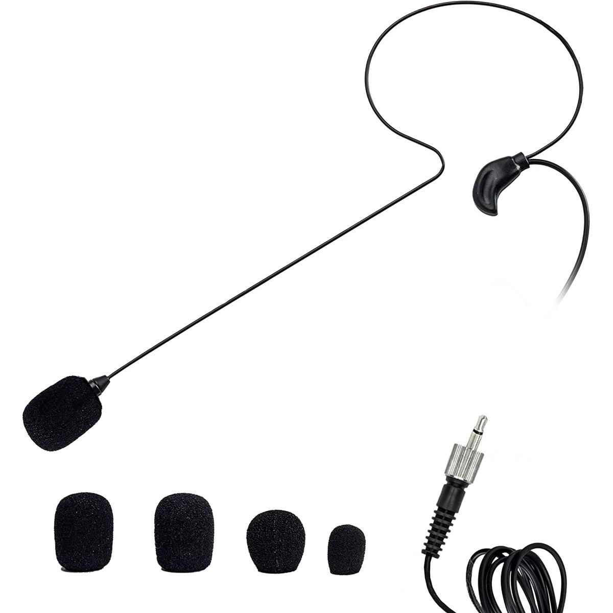 

Nady HM-45U Headmic Headworn Uni-Directional Condenser Microphone, 3.5mm, Black