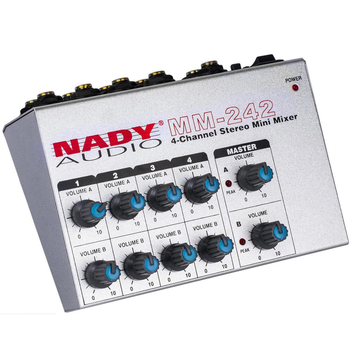 

Nady MM-242 4/8-Channel Stereo/Mono Mini Mixer