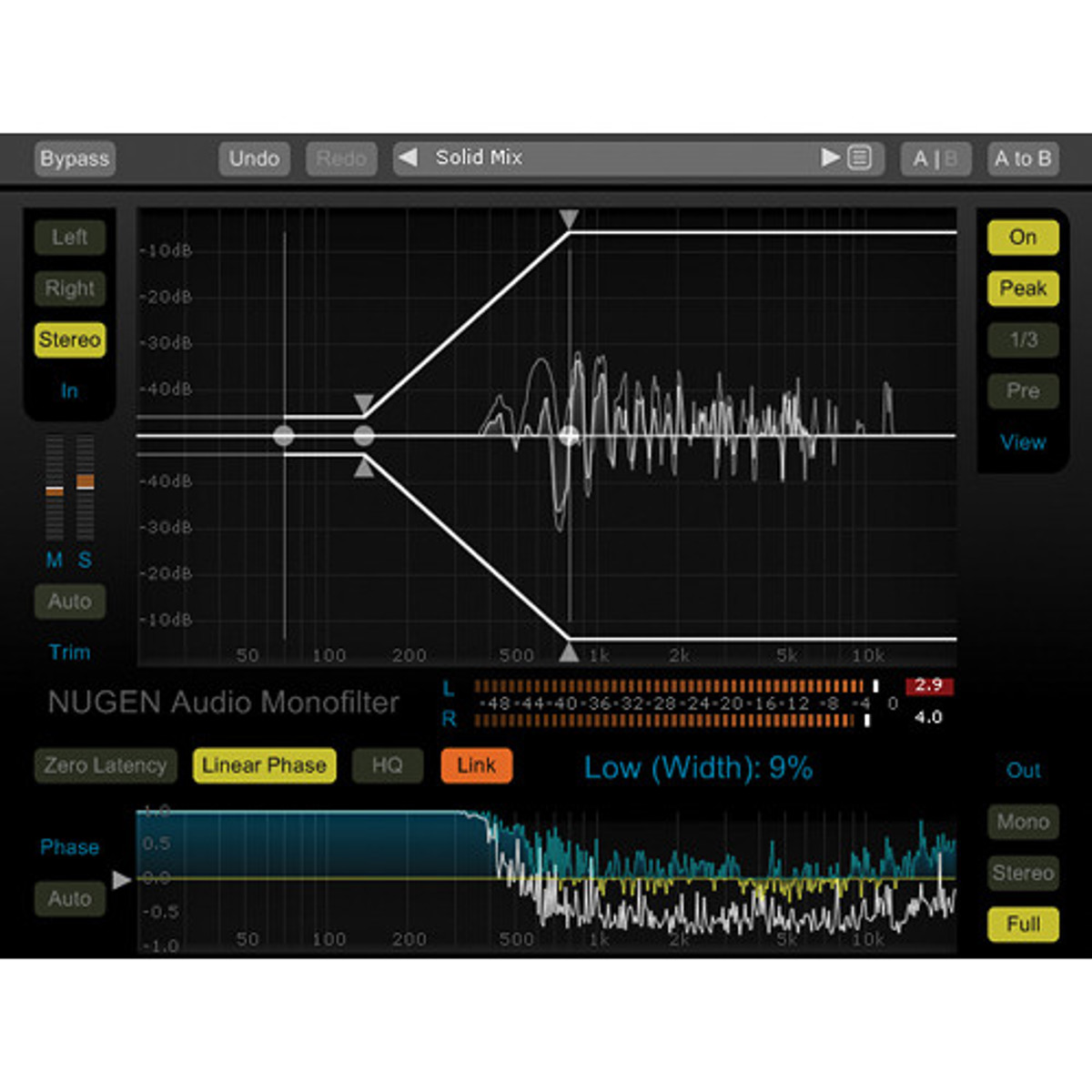 

NUGEN Audio Monofilter Bass Management Software Plug-In, Electronic Download