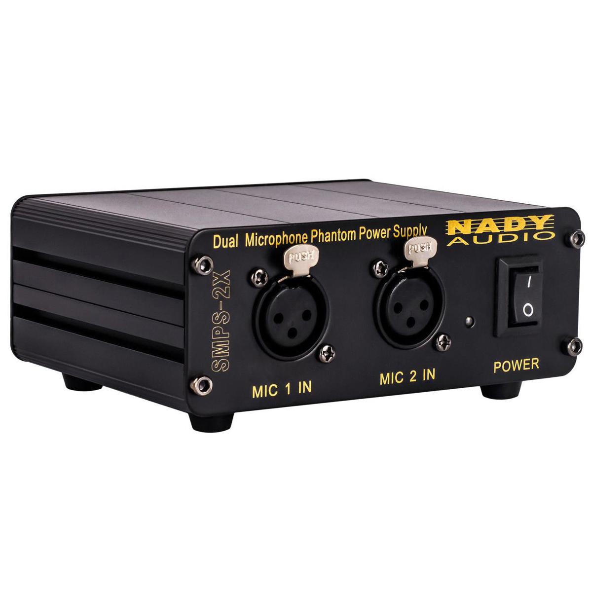 

Nady SMPS-2X 2-Ch 48V Dual Phantom Power Supply for SCM Series Microphones