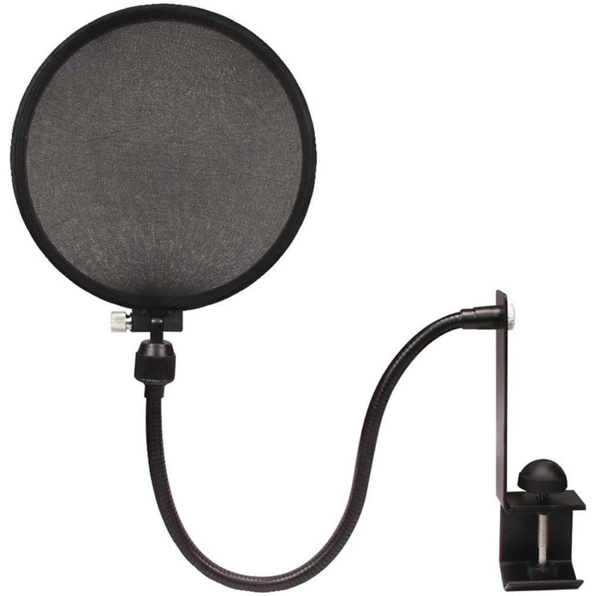 

Nady SPF-1 Microphone Pop Filter with Boom and Stand Clamp, Black