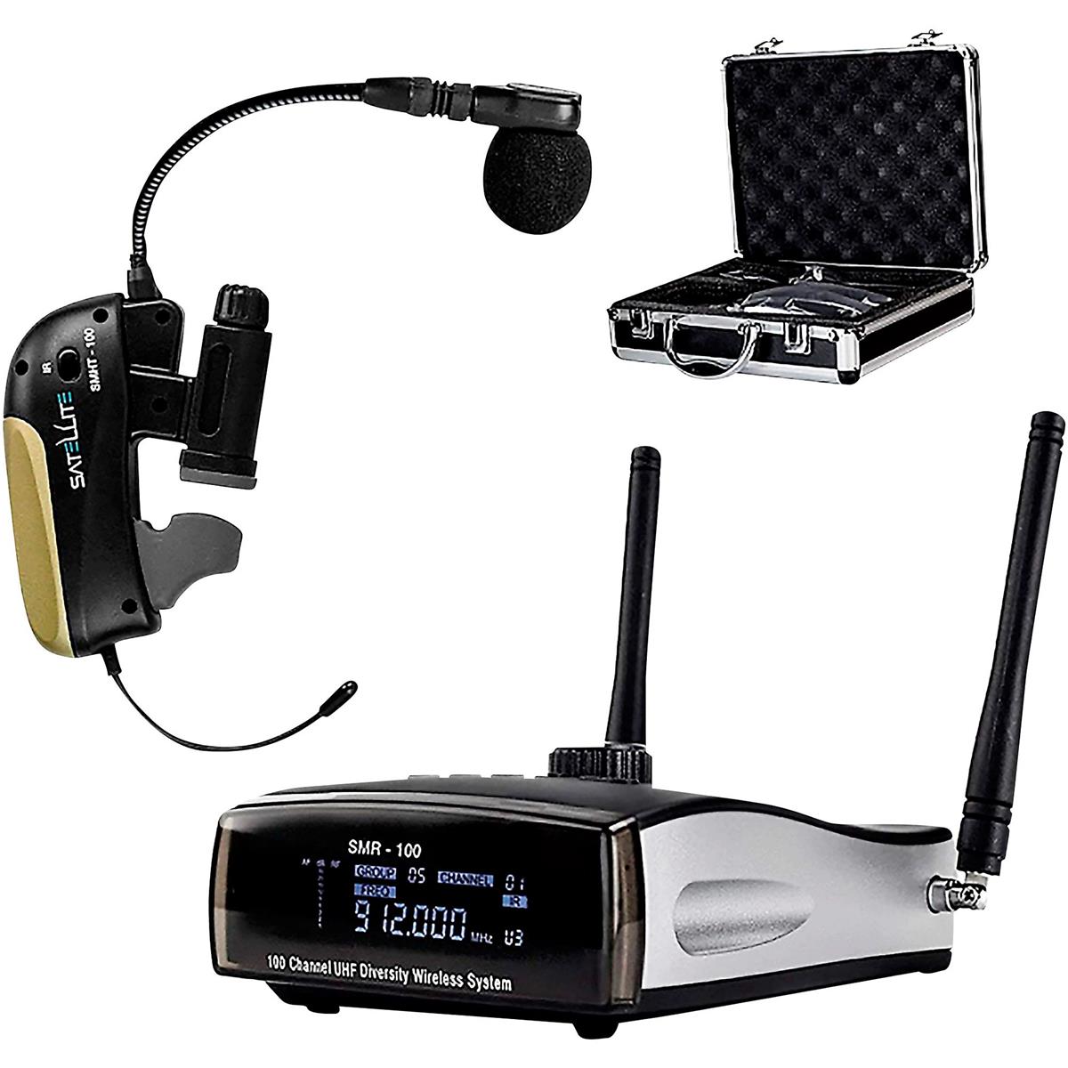 Image of Nady Satellite 100-Channel True Diversity Wireless Instrument System for Horns
