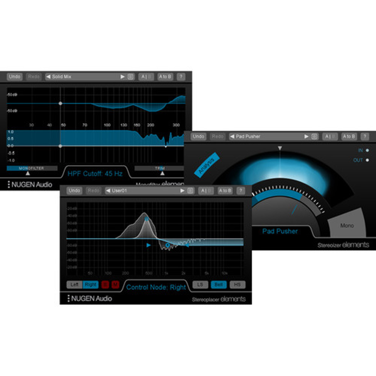 

NUGEN Audio Stereo Pack Elements Software Plug-In Bundle, Electronic Download