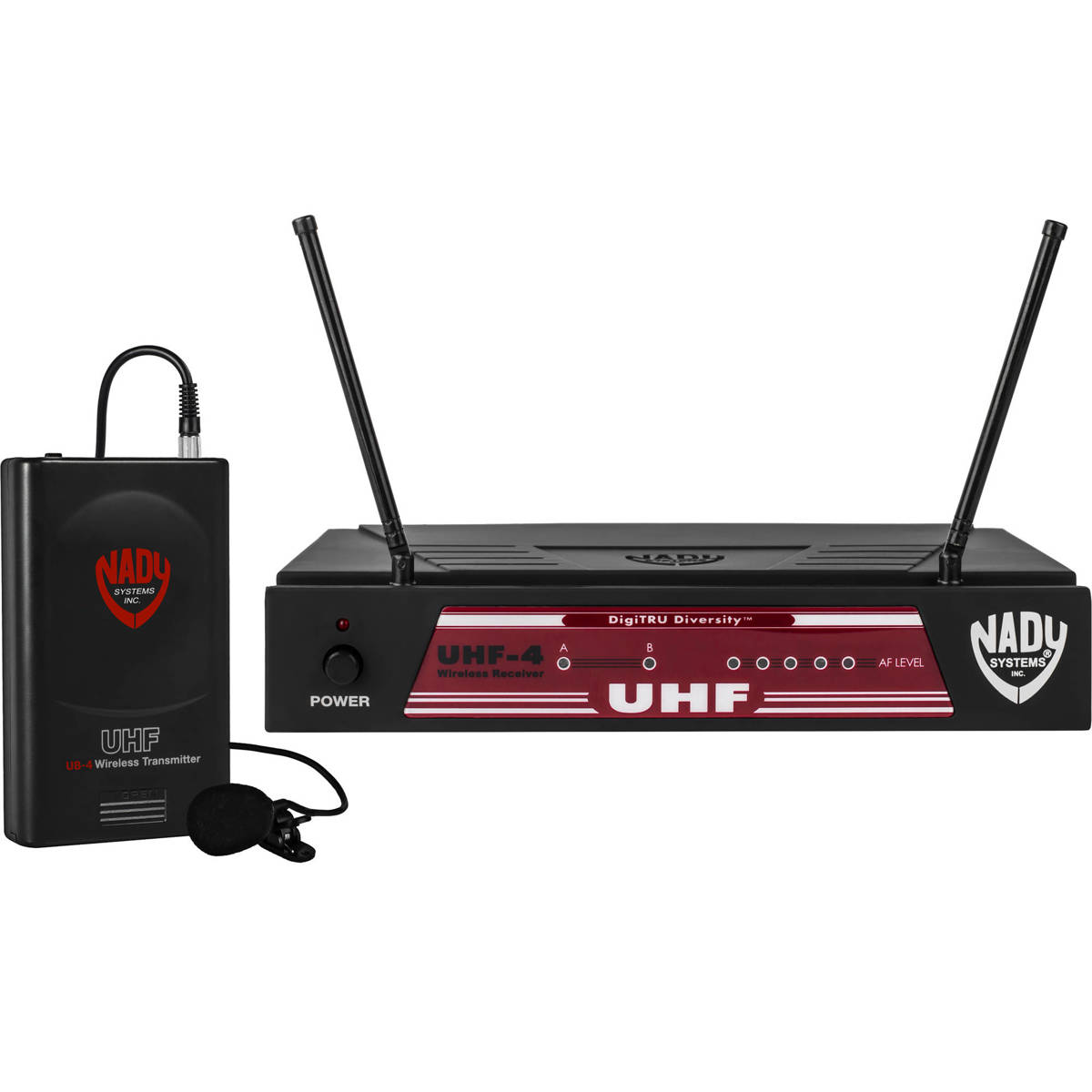 

Nady UHF-4 UHF Wireless Lavalier Microphone System, Group 13
