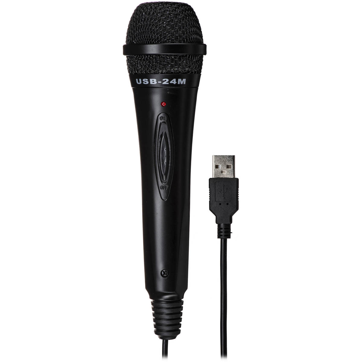 

Nady USB-24M Dynamic Neodymium Cardioid Handheld USB Mic with Switch, 50Hz-15kHz