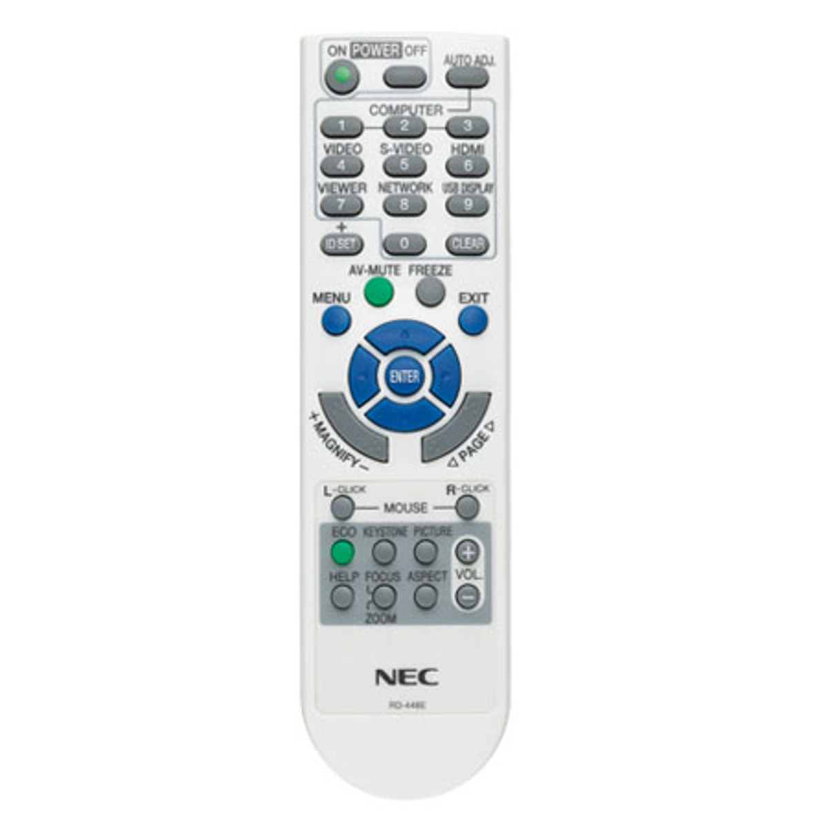 

NEC Remote Control for M, P and V Series Projectors