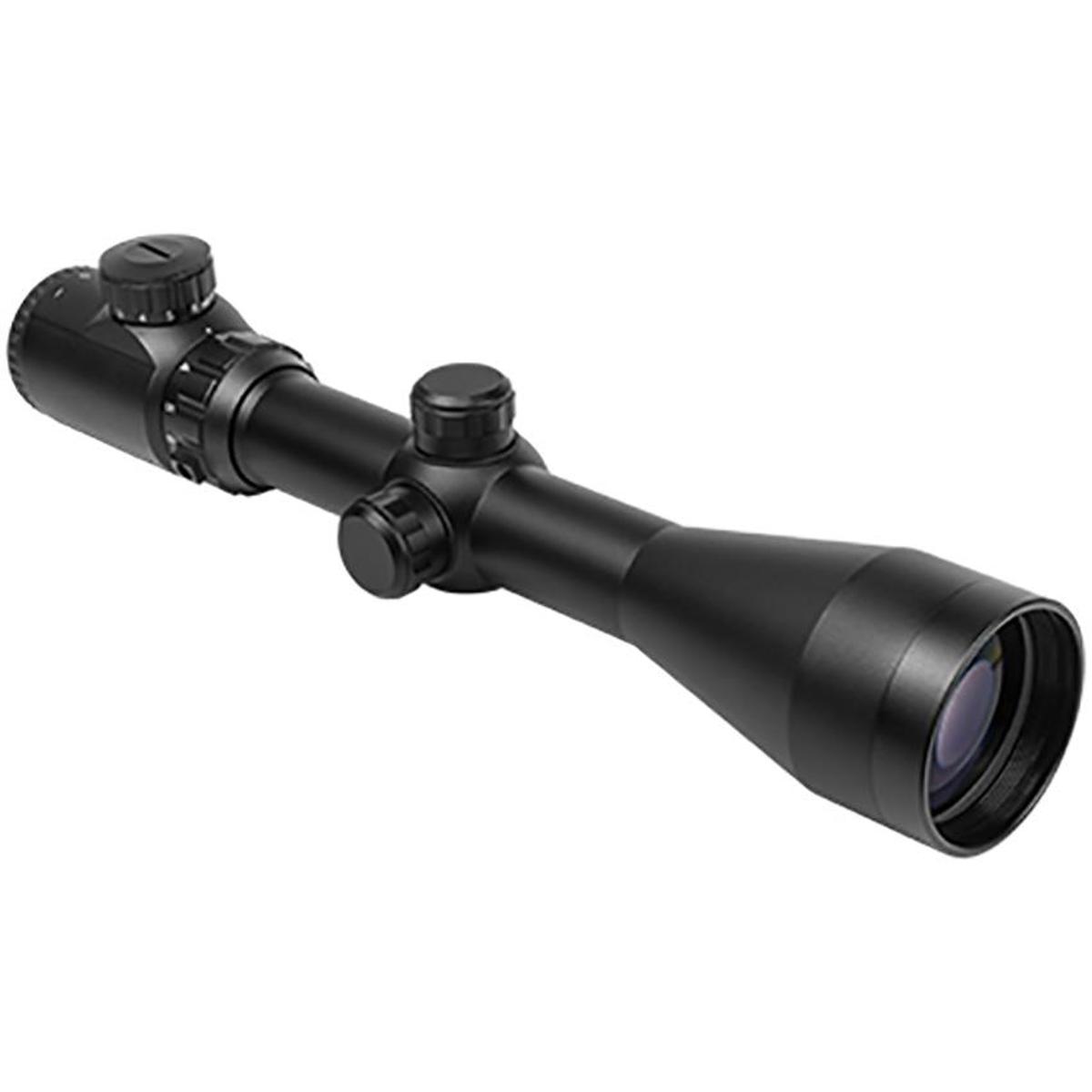 

NcSTAR 3-12x50 Euro Riflescope, Red/Green Illum Small Cross+Plex Ret, 30mm Tube