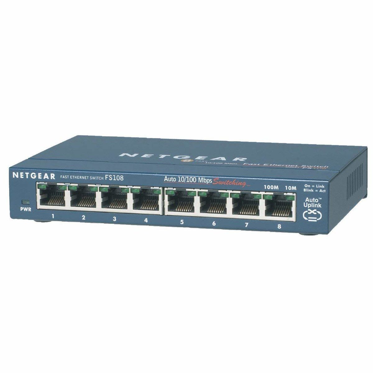 

Netgear ProSAFE 8-Port 10/100 Desktop Switch with 4-Port Power Over Ethernet
