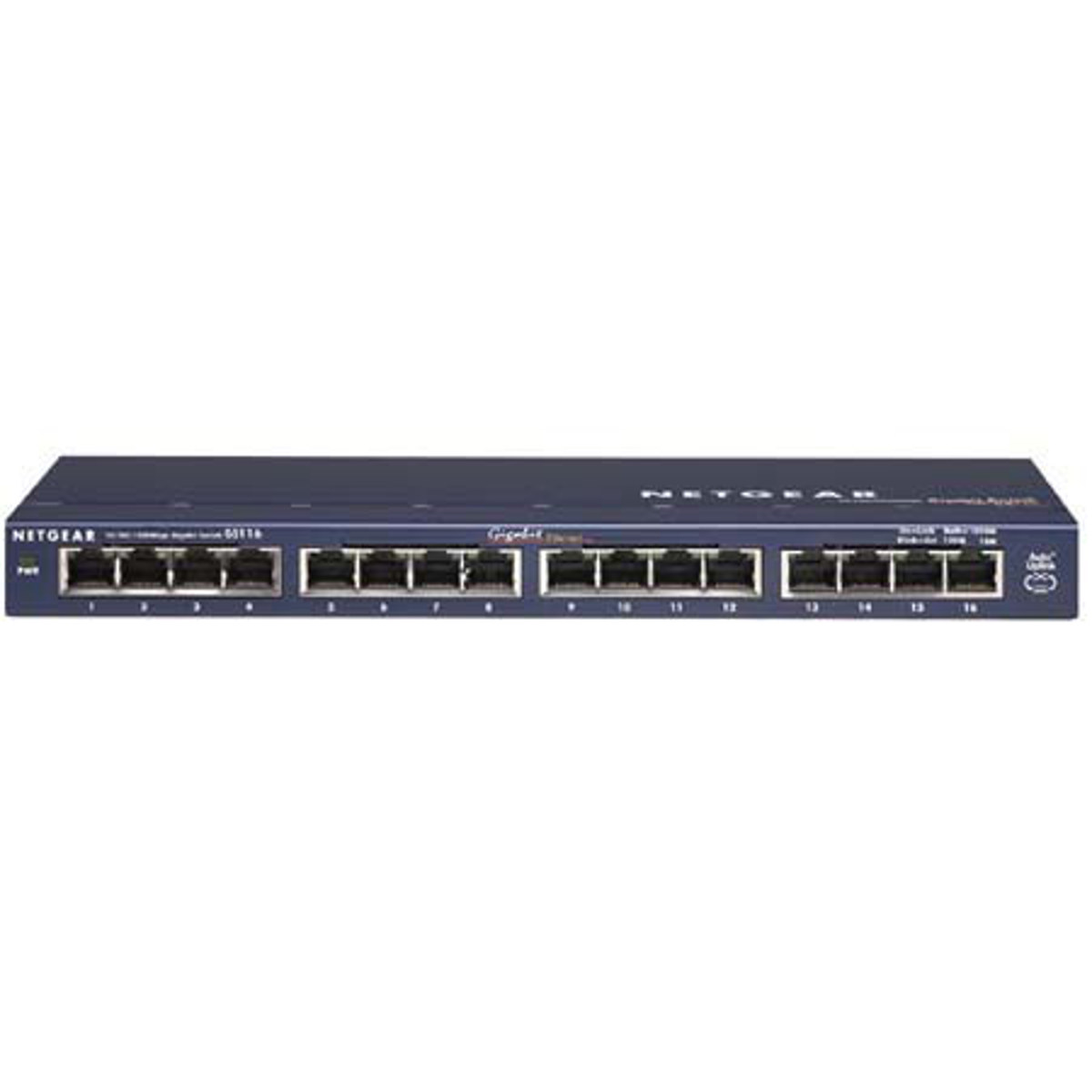 

Netgear ProSafe 16 Port Gigabit Desktop Ethernet Switch, 10/100/1000 Mbps