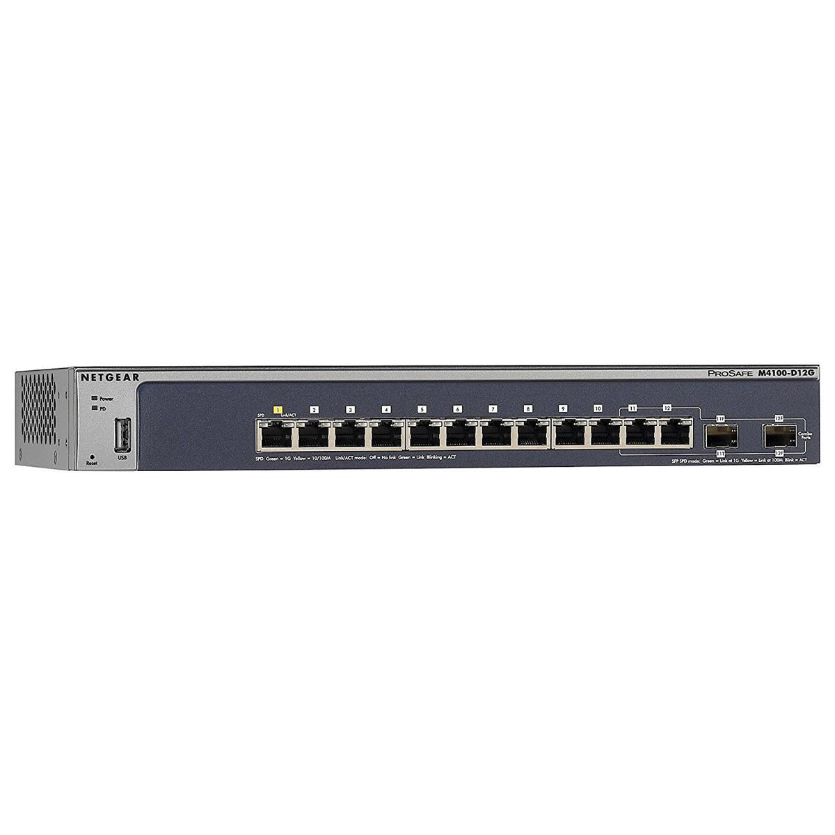 

Netgear NETGEAR ProSafe M4100-D12G Managed Switch (12-Port, Gigabit, L2+)