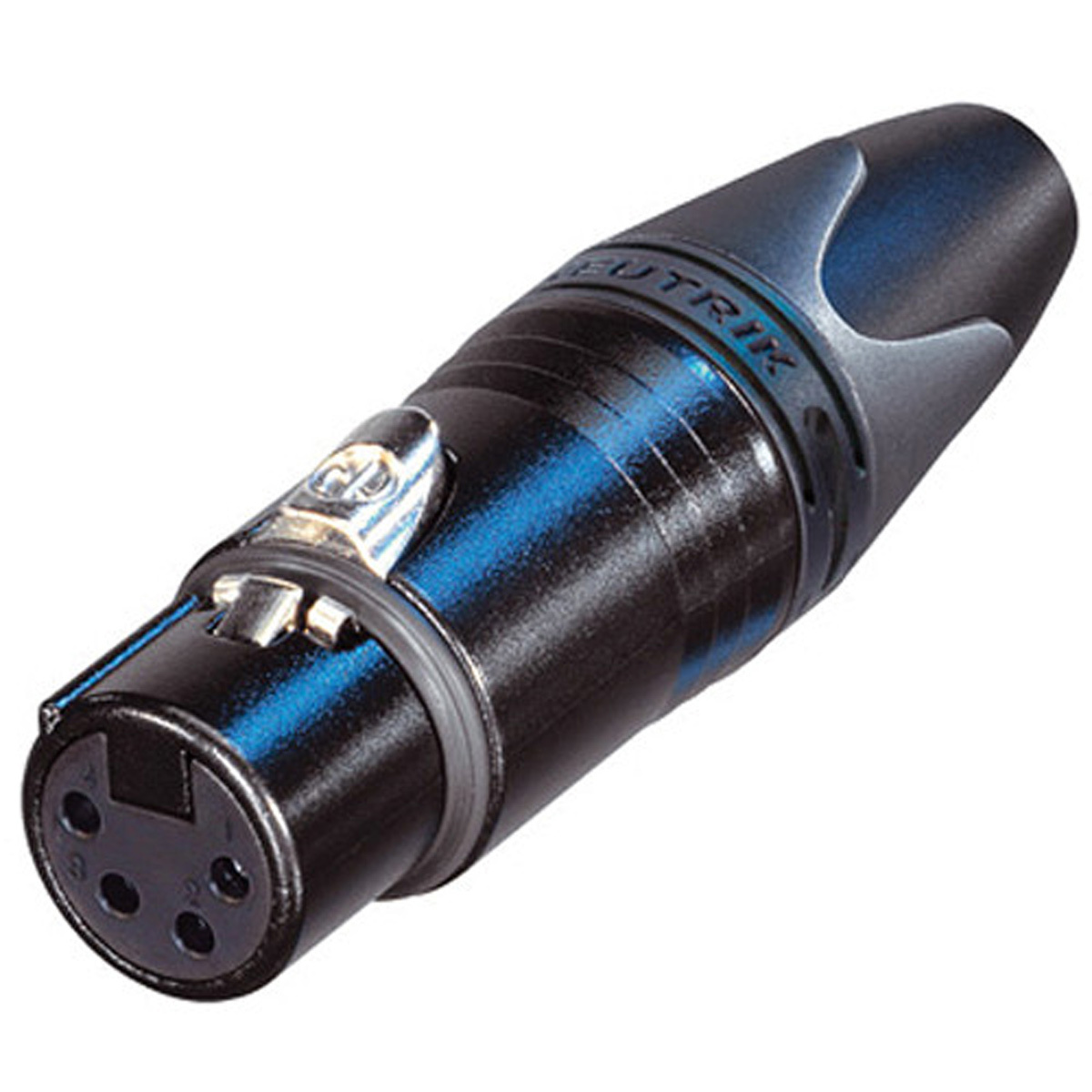 

Neutrik NC4FXX-BAG 4-Pole XLR F Cable Connector, Black Housing, Silver Contacts