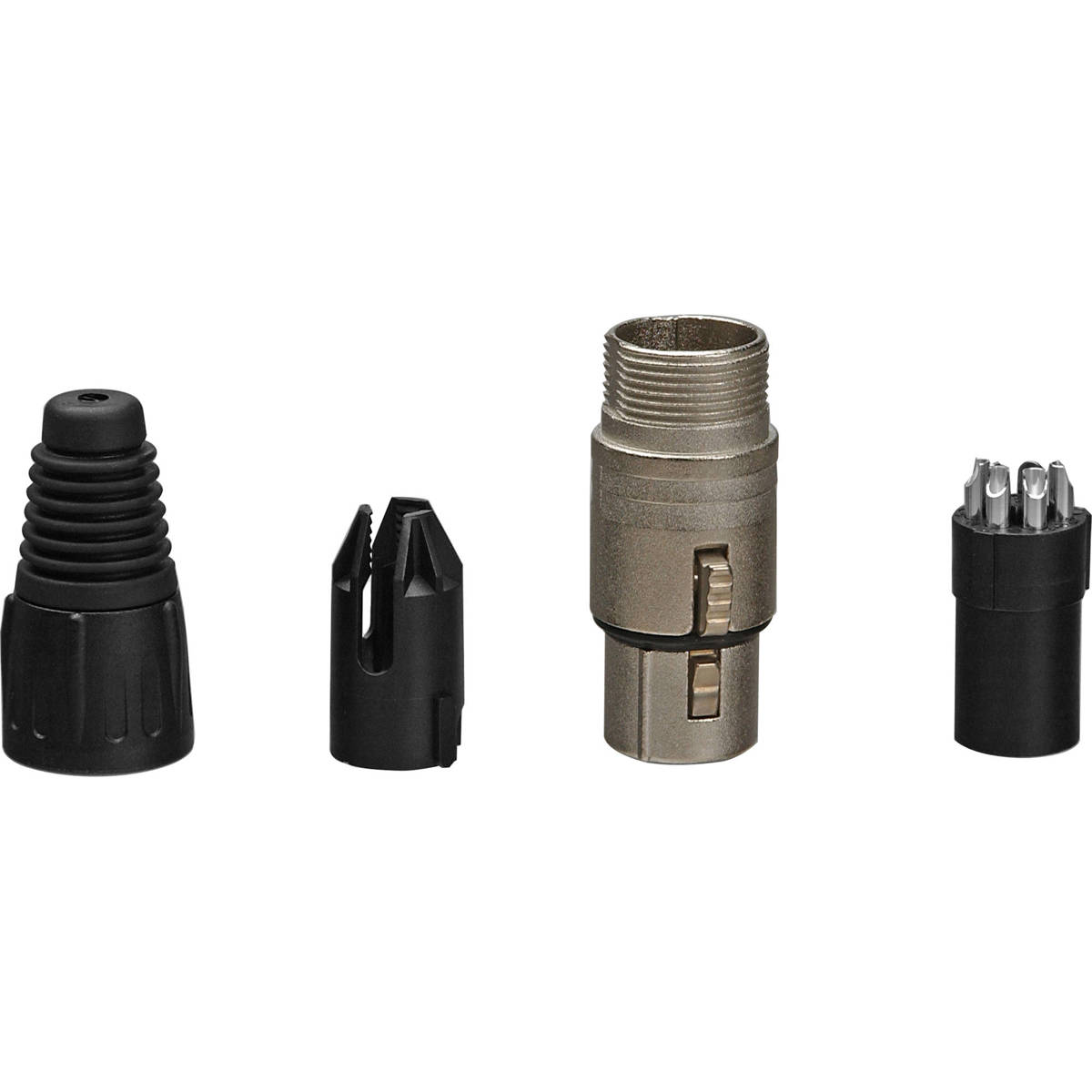 

Neutrik NC5FX 5-Pole XLR Female Cable Connector, Nickel Housing, Silver Contacts