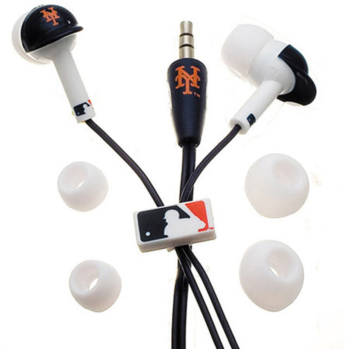 Наушники iHip Digital MLB New York Mets в стиле шлема для ватина #MLF10114NYM