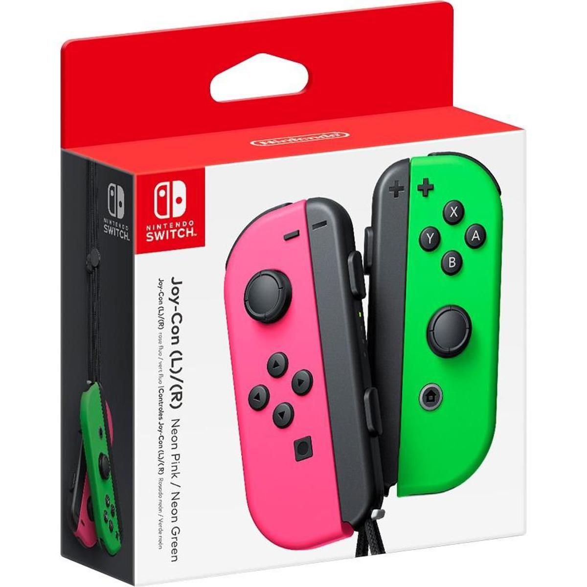 

Nintendo Joy-Con (L/R) Wireless Controllers, Neon Pink/Neon Green
