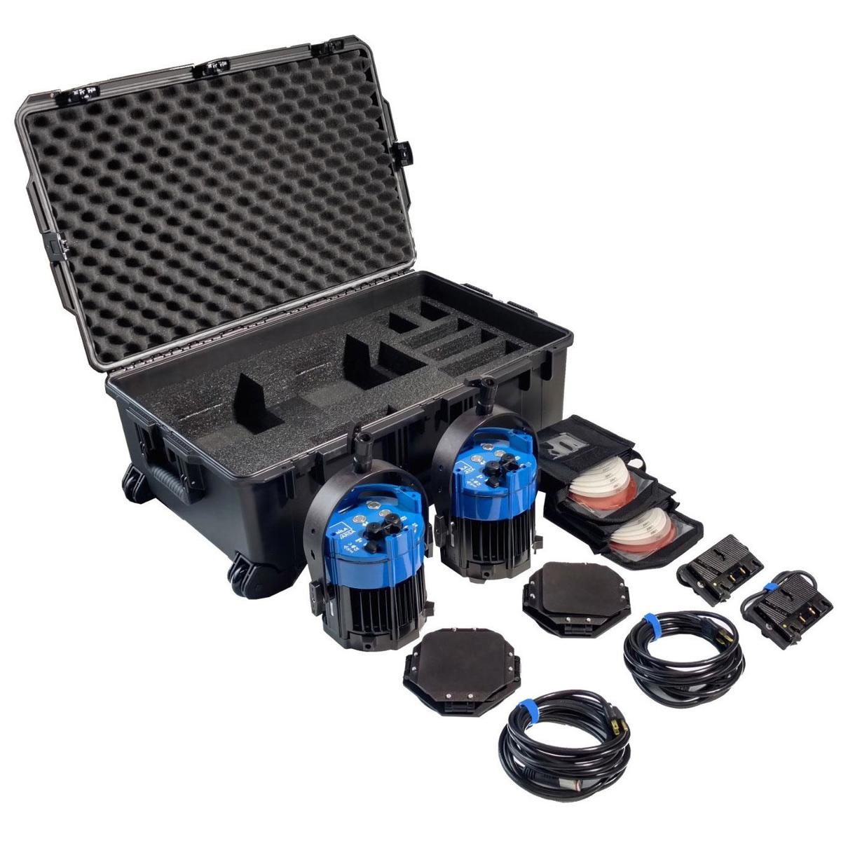 

Nila Varsa V2 Double Daylight LED Light Kit with V-Mount Battery Plates