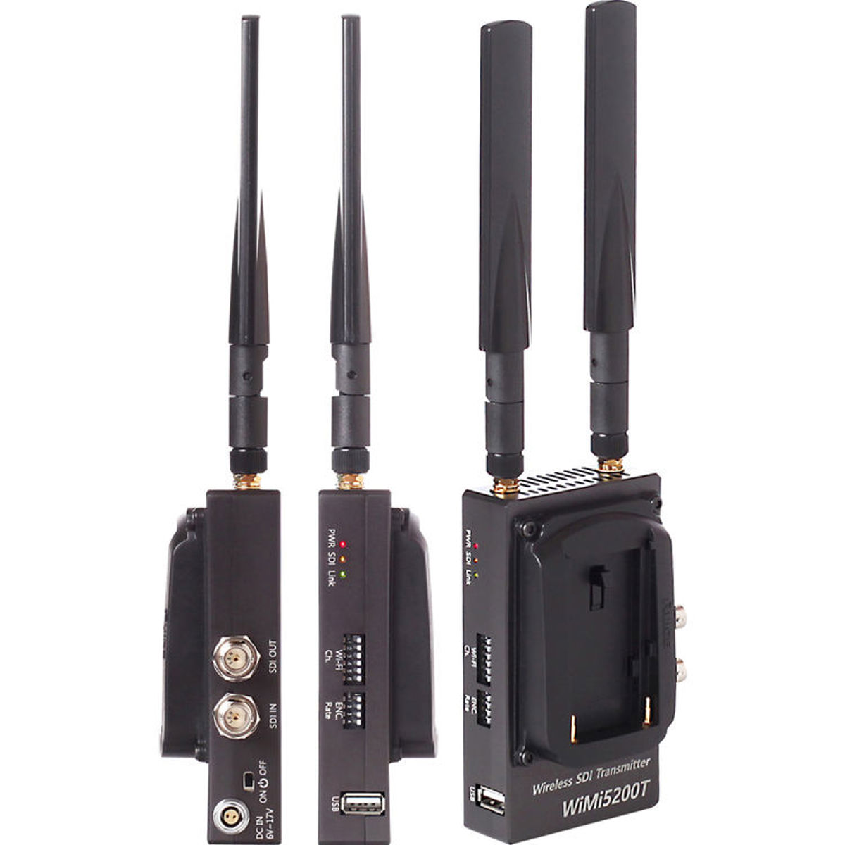 

Nimbus WiMi5200 Wireless HD/3G-SDI H.264 Decoder/Receiver, Zero Latency (30ms)