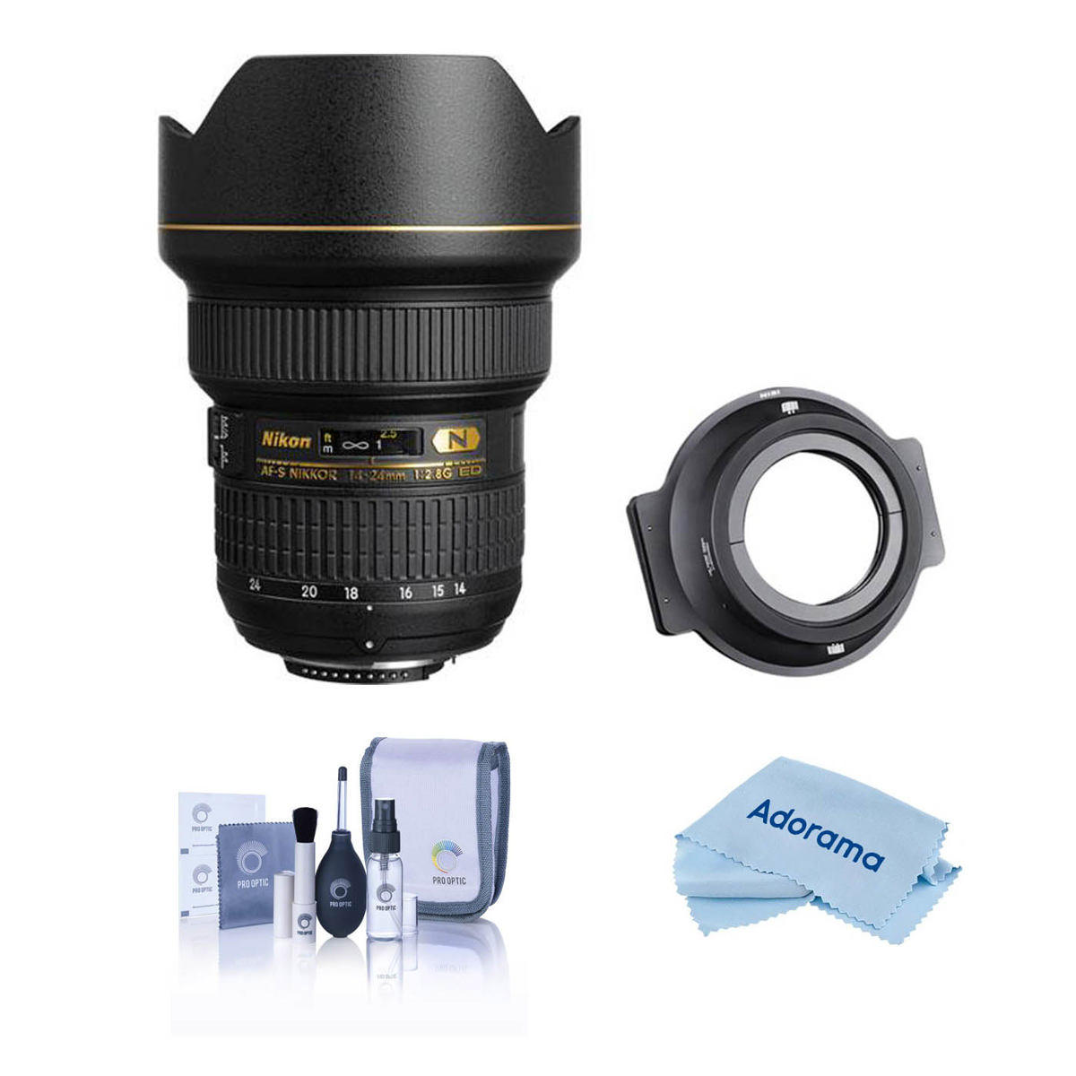 

Nikon 14-24mm f/2.8G ED-IF AF-S NIKKOR Lens with NiSi 150mm Filter Holder Kit