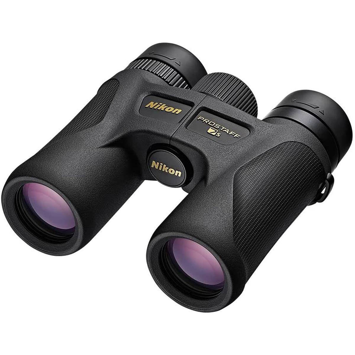 Nikon 10x30 PROSTAFF 7S Roof Prism Binoculars w/6.0 Deg AOV, Black - Refurbished -  16001B