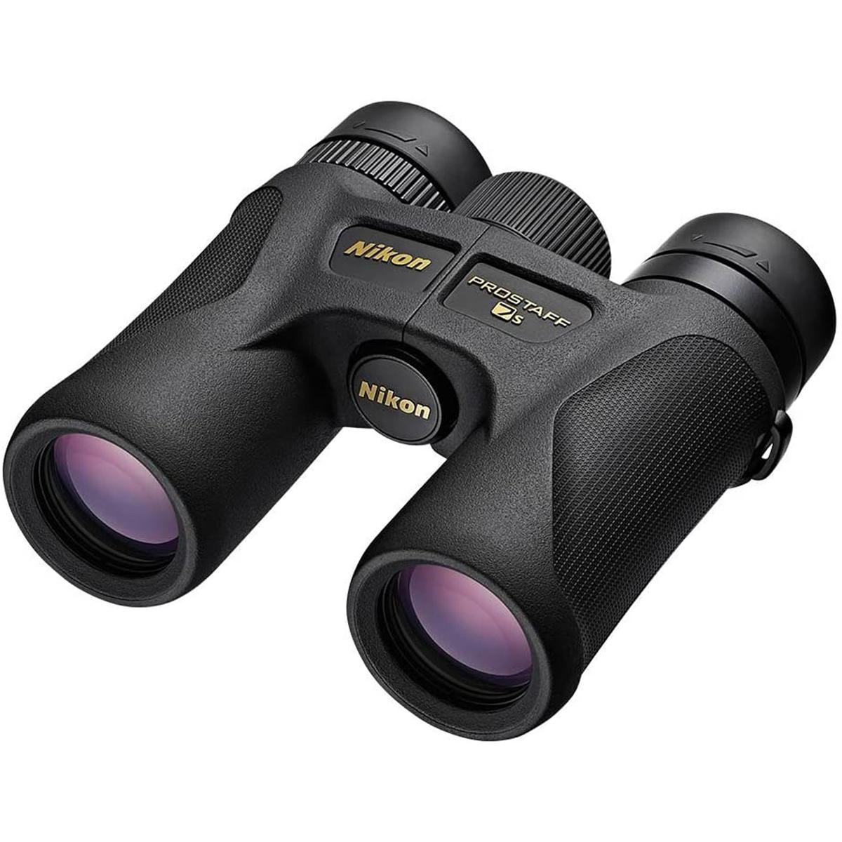 

Nikon 10x30 PROSTAFF 7S Roof Prism Binoculars w/6.0 Deg AOV, Black - Refurbished