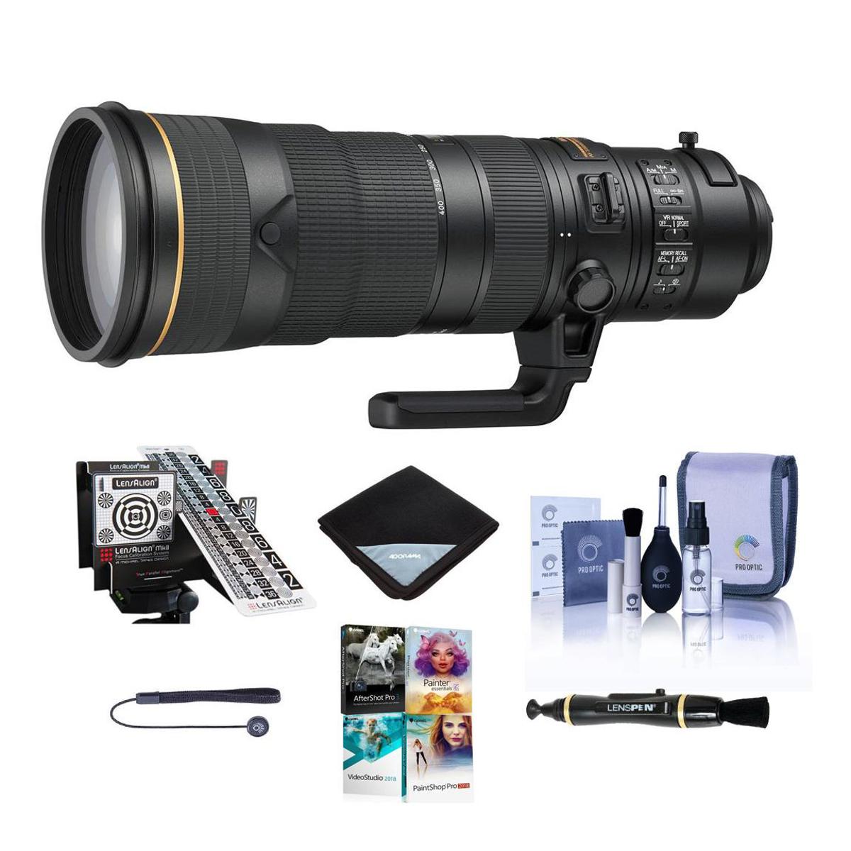 

Nikon 180-400mm f/4E TC1.4 FL ED AF-S NIKKOR VR Lens, Free PC Software & Acc Kit