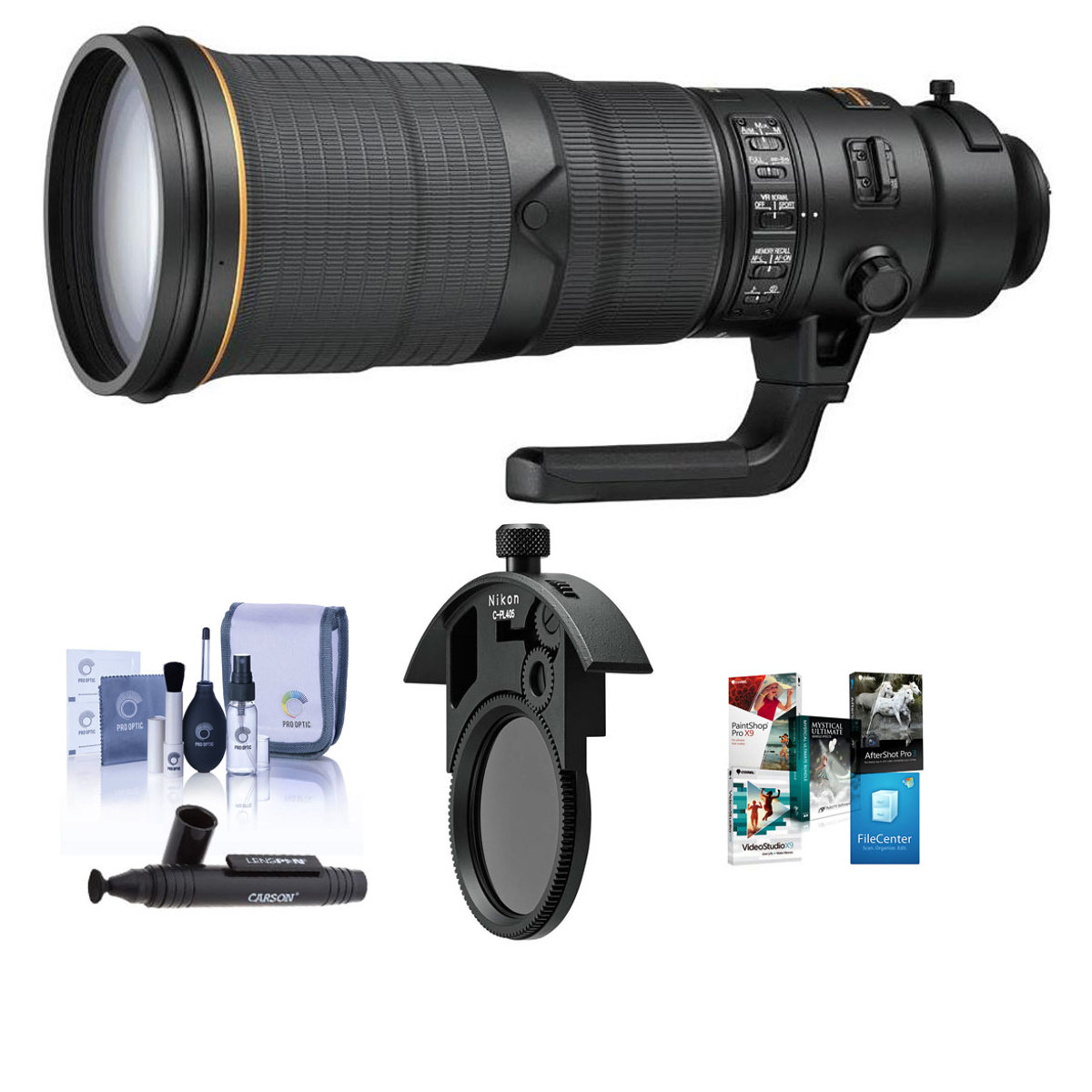 

Nikon 500mm f/4E FL ED AF-S NIKKOR VR Lens with Free Accessories Kit