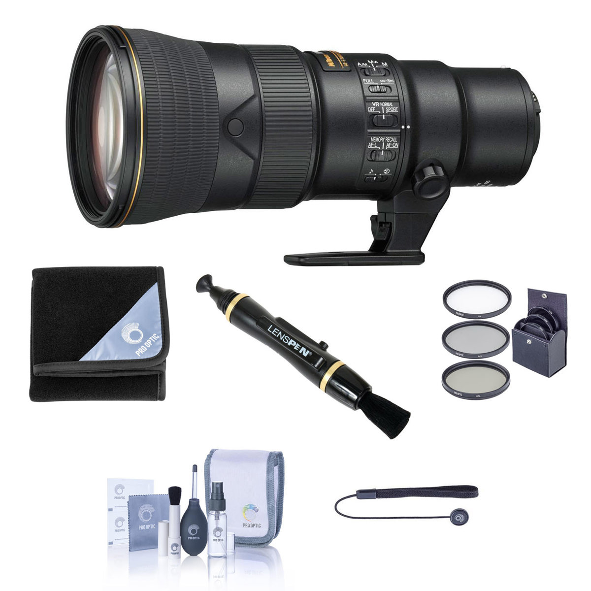 

Nikon 500mm f/5.6E PF ED AF-S NIKKOR VR Lens with Free Accessories Kit