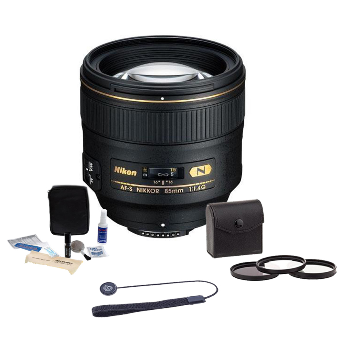 

Nikon 85mm f/1.4G IF AF-S NIKKOR Lens with Accessories Kit