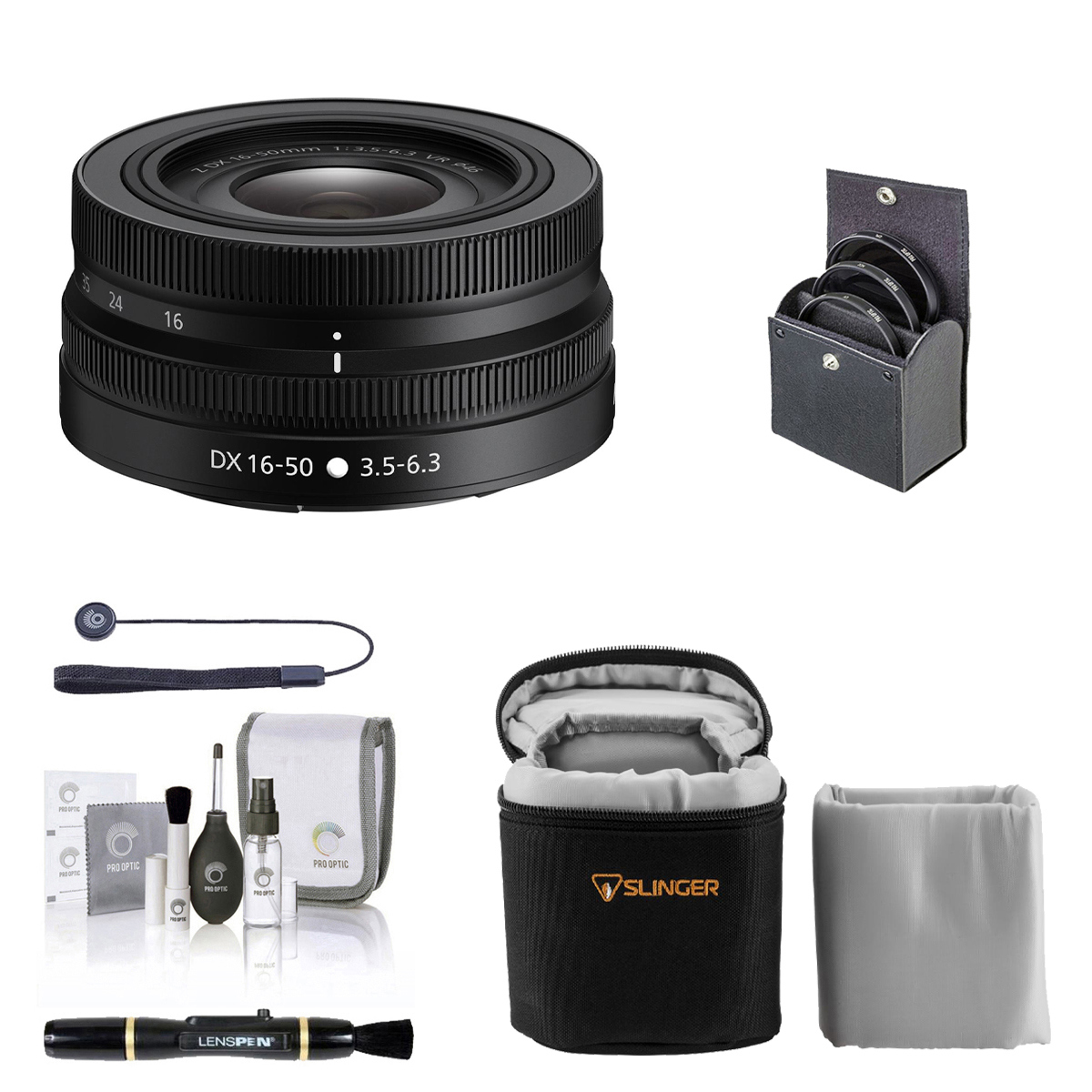 

Nikon NIKKOR Z DX 16-50mm f/3.5-6.3 VR Lens with Essentials Kit