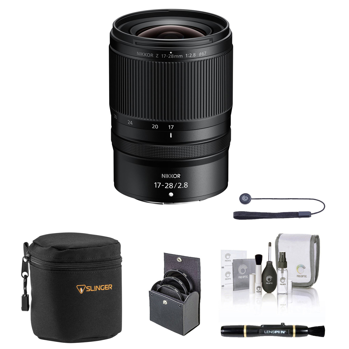 

Nikon NIKKOR Z 17-28mm f/2.8 Lens with Essential Accessories Kit