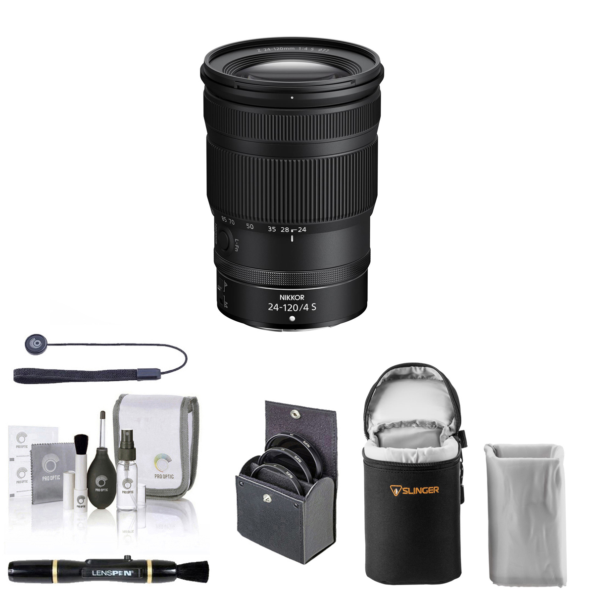 

Nikon NIKKOR Z 24-120mm f/4 S Lens with Essentials Kit
