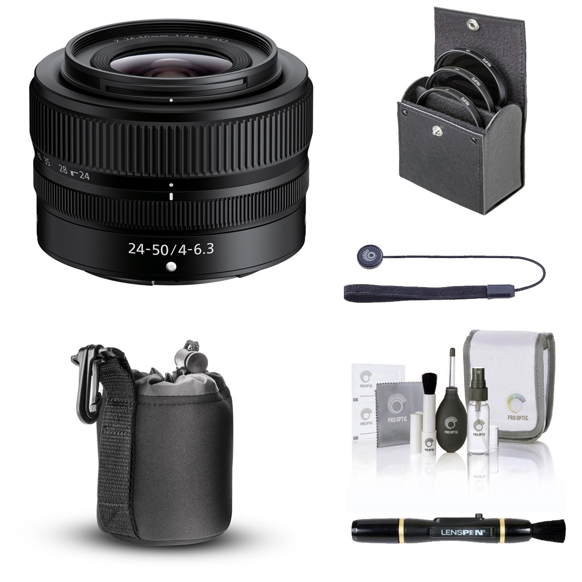 

Nikon NIKKOR Z 24-50mm f/4-6.3 Lens with Essentials Kit