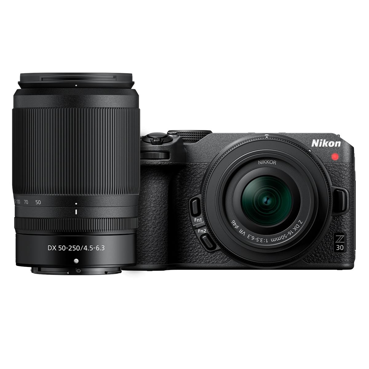 Image of Nikon Z 30 DX-Format Camera with 16-50mm f/3.5-6.3 &amp; 50-250mm f/4.5-6.3 Lenses