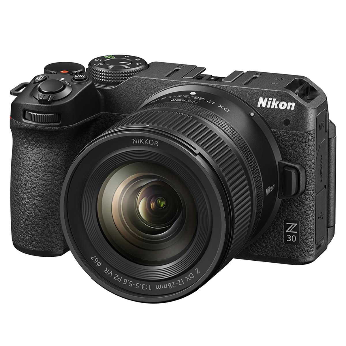 Image of Nikon Z 30 DX-Format Camera with NIKKOR Z DX 12-28mm f/3.5-5.6 PZ VR Lens